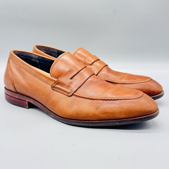 Cole Haan Shoes Mens 11.5 Brown Leather Grand OS Penny Loafers Slip On Dress main image 10